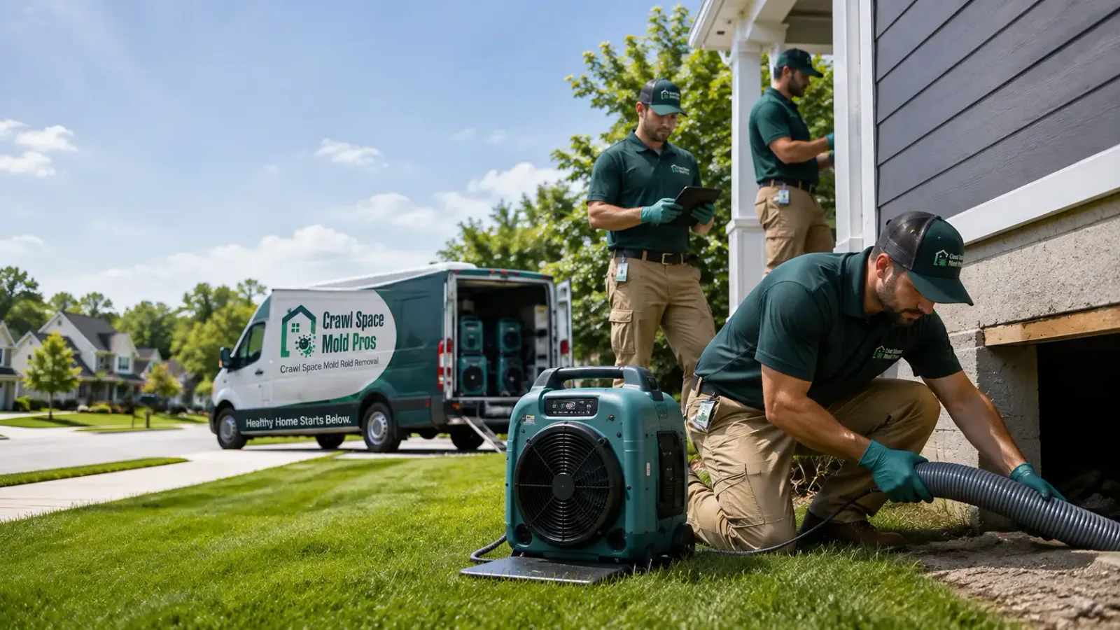 Crawl Space Mold Removal in Spring Valley, NY